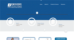 Desktop Screenshot of bensonsurgical.com