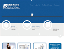 Tablet Screenshot of bensonsurgical.com